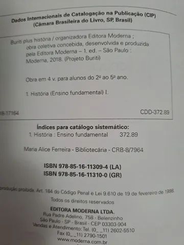 Livros escolares Buriti Plus Editora Moderna 5 ano - Foto 2