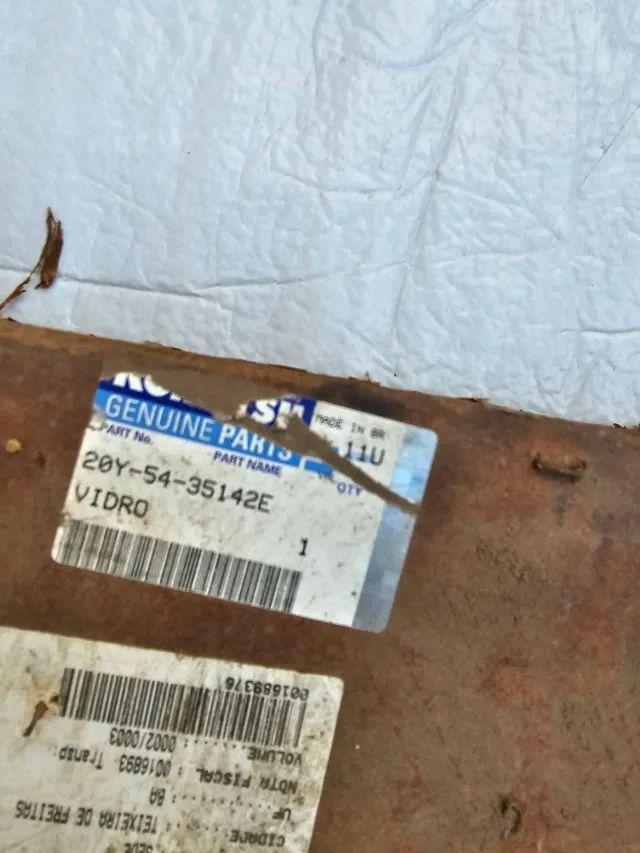 Escavadeira komatsu PC100 PC120 PC200 PC300 vidro vigia novo original 