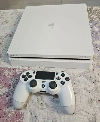 Console PlayStation 4 Slim 500GB Branco (SEMINOVO) - Interactive