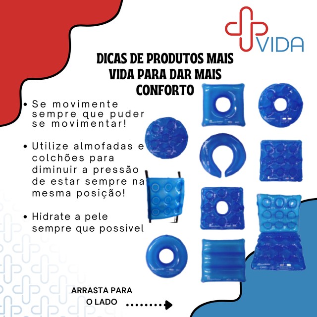 Almofadas para prevenção de escaras 