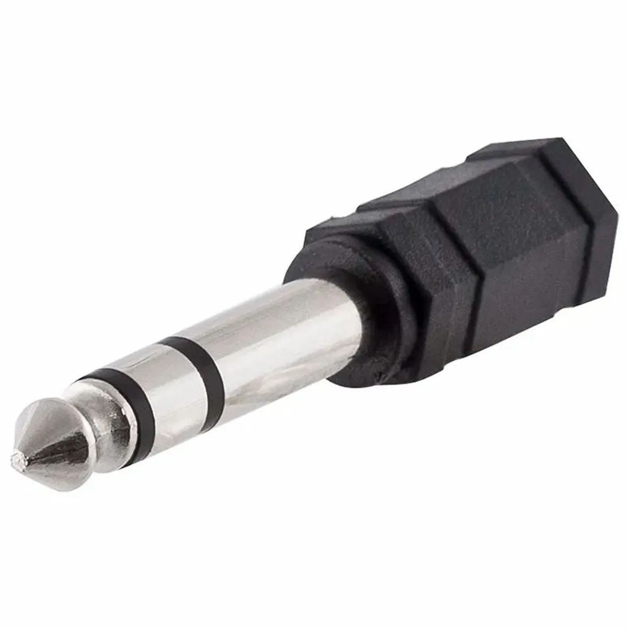 Plug Adaptador P2 Fêmea P10 Macho estéreo - Foto 4