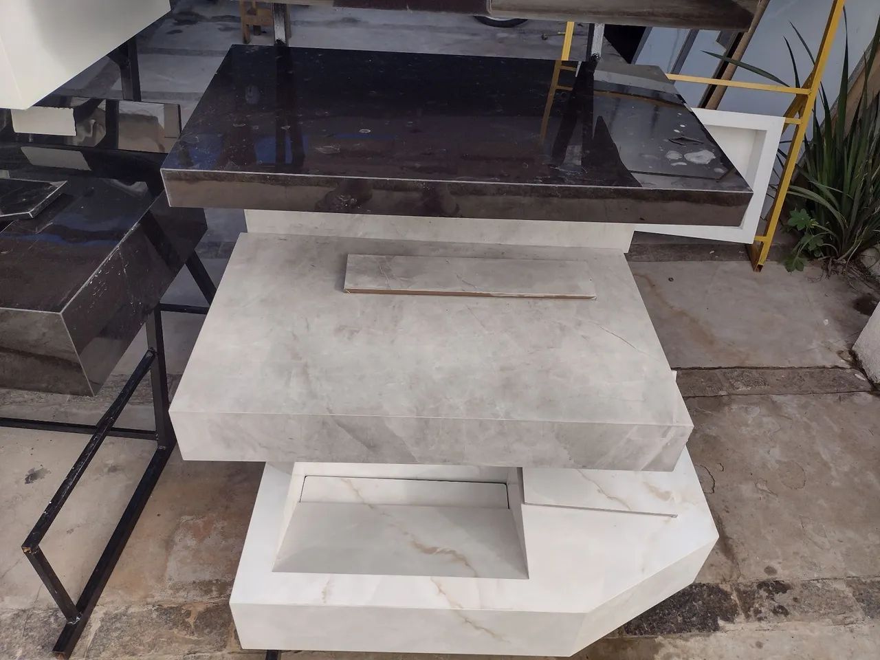 Lavatórios pias nichos em porcelanato para Banheiro - Estilo Moderno - Foto 4