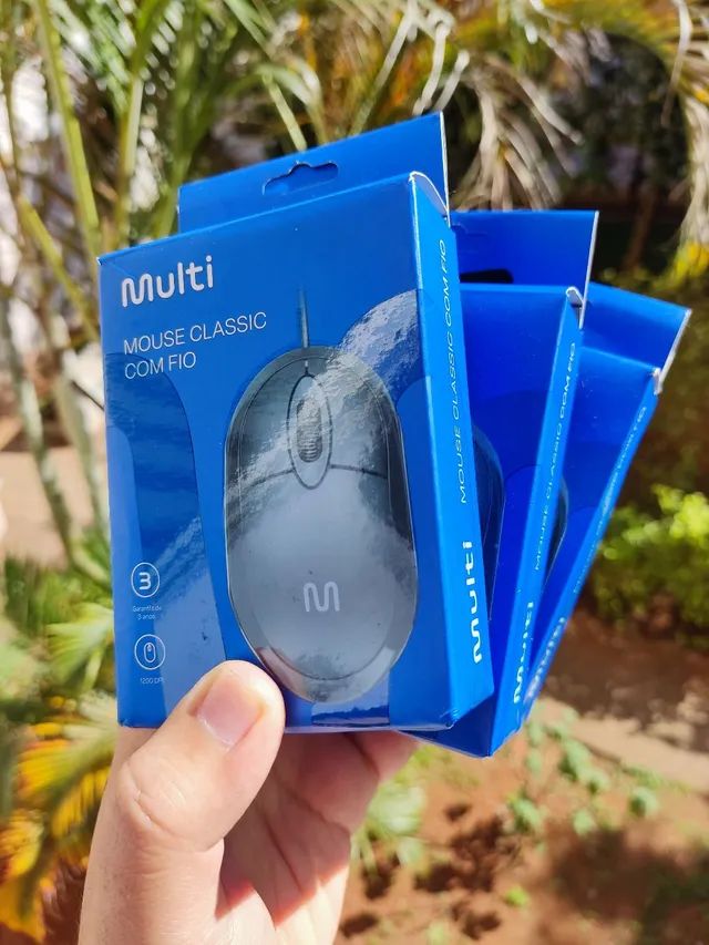 Mouse sem fio recarregável ou com fio temos os 2 - Foto 3