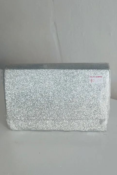 Bolsa de mão prata