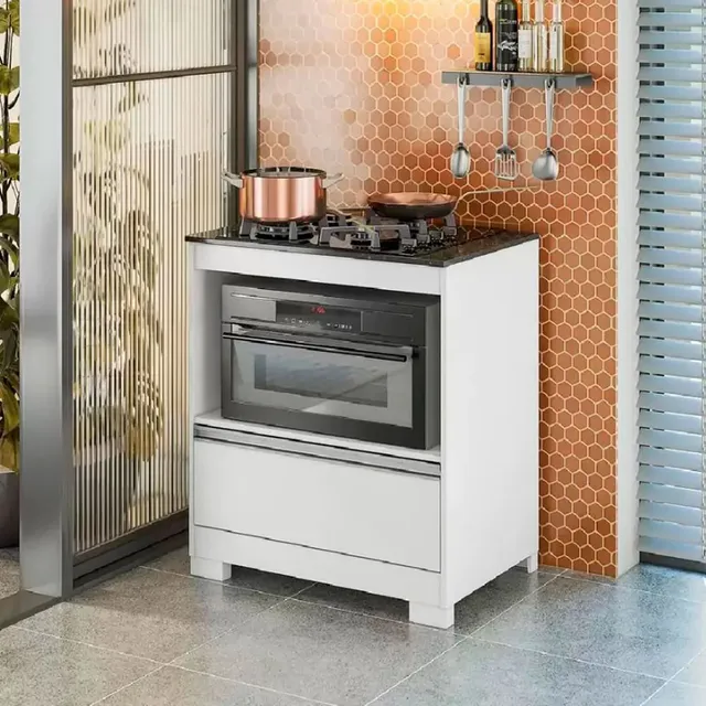 Balcão+Cooktop de 4 bocas.