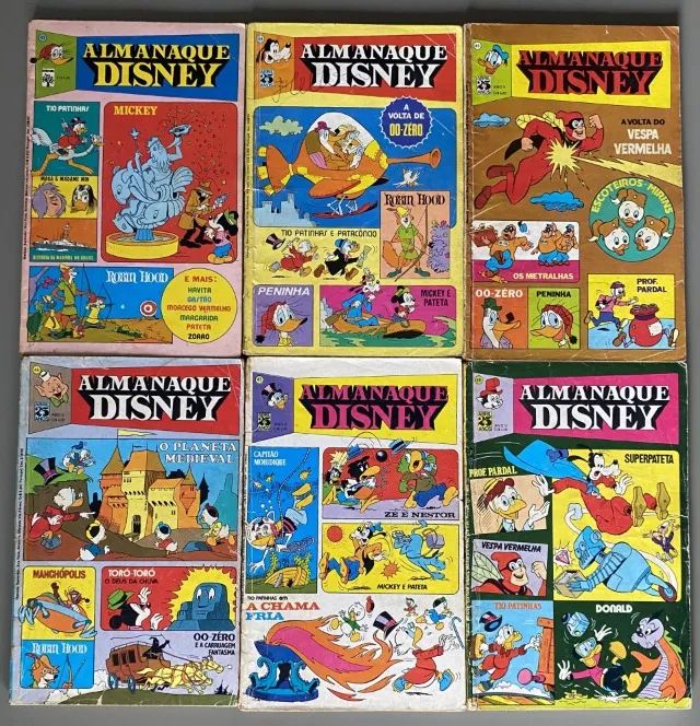 Almanaque Disney - Vários - 1974 / 1975 / 1976