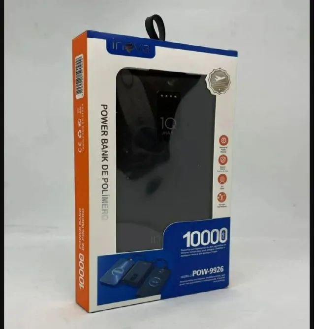 Carregador Portátil 10000 mAh Inova Turbo 3 em 1 (NOVO)