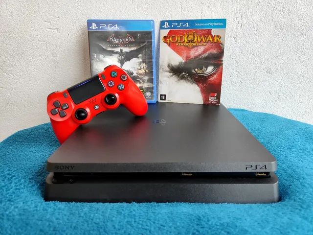 PS4 SLIM com Jogos [NOVA CIDADE] - Foto 2