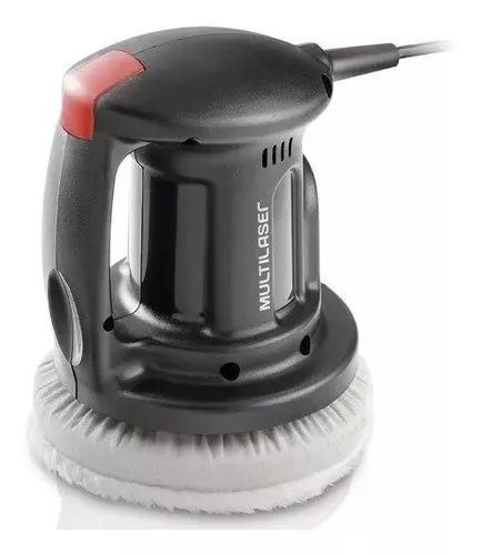 Politriz orbital automotiva 6" 12v Multilaser Au605 com velcro e 3 boinas kers colmeia