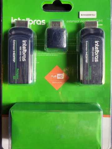 2 UNIDADES - Extensor hdmi intelbras- VEX 1050 Preto