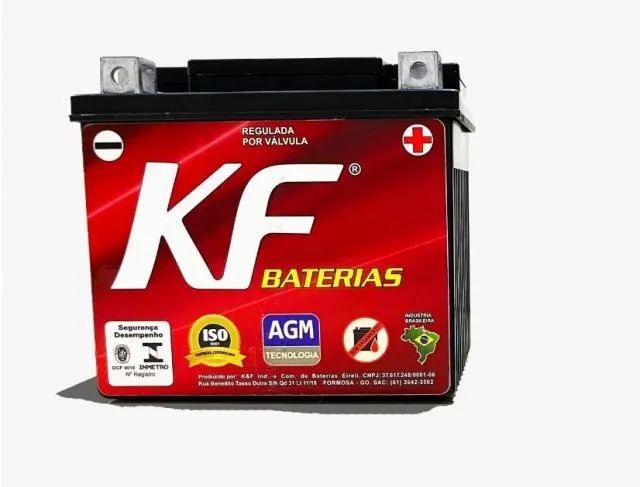 Bateria 5ah titan/ybr/xre (Nova).