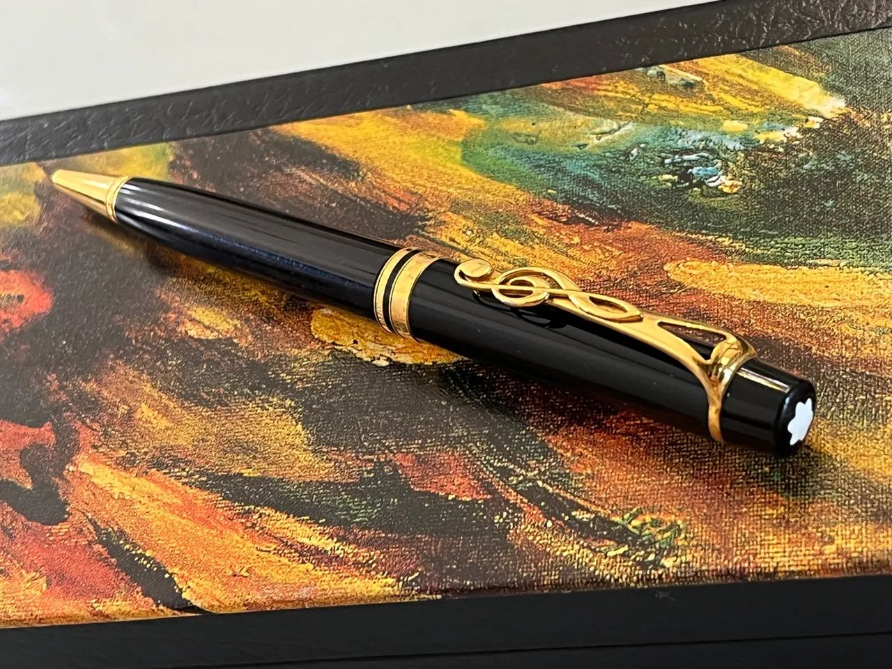 Caneta Montblanc Esferografica Leonard Bernstein Impecável!  - Foto 2