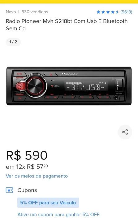Vende se rádio 