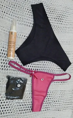 Kit 3 Calcinha Feminina Tanga Com Renda Fio Confortável Modeladora - Shein  Brasil