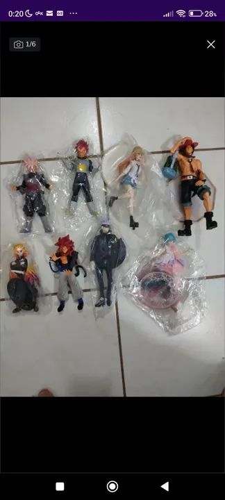 Figuras Colecionáveis preço por unidade