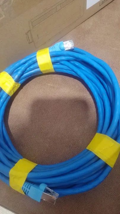 2 Cabos de rede blindado RJ45 + 3 brindes surpresas - Foto 3