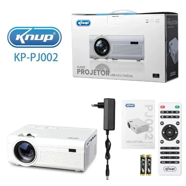 Projetor LED 1800 Lúmens Full HD 1080P HDMI/USB KP PJ002 Loja Coimbra Computadores Entrega - Foto 3