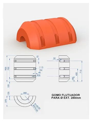Flutuador - Boia para mangotes - Foto 3