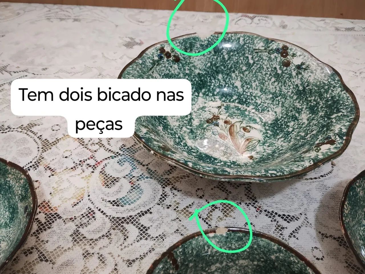 Jogo de sobremesa antigo  - Foto 5