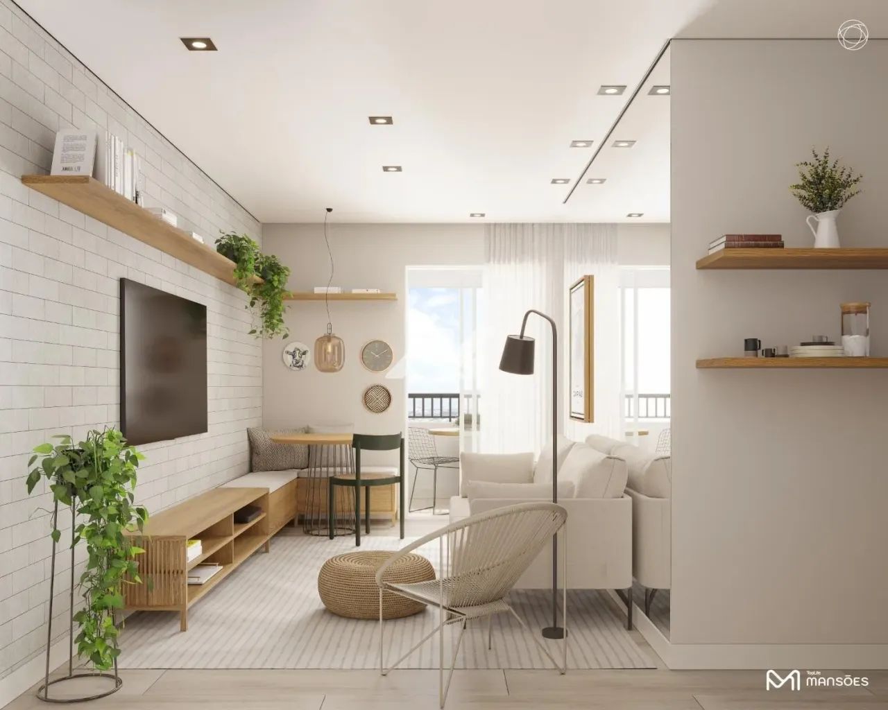 Apartamento com 2 quartos, suíte e vaga de garagem no Top Life Mansões!