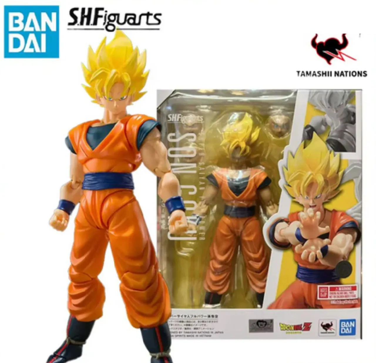Goku Fullpower Dragon Ball Z SH Figuarts Bandai Usado