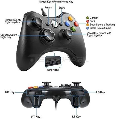Controle com fio para Xbox 360 (NOVO) - Foto 3