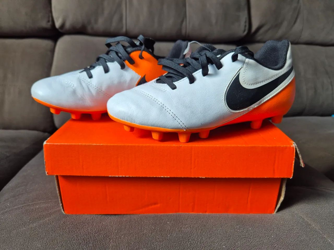 Fashion chuteira nike tiempo campo infantil