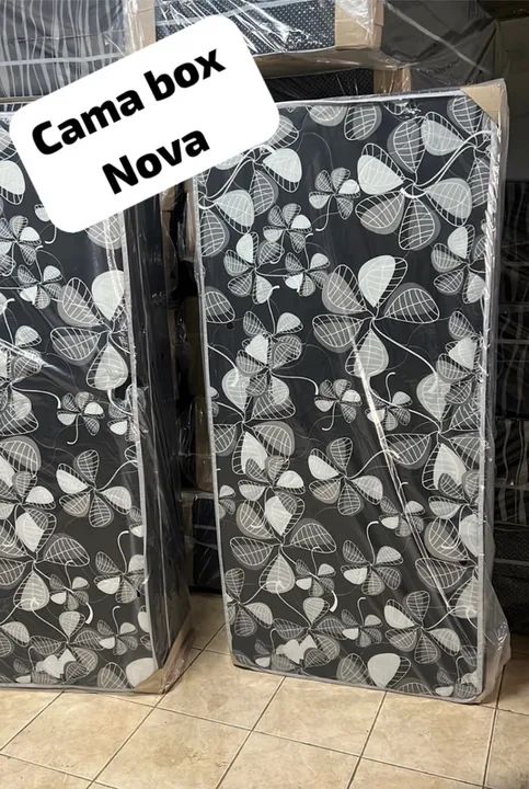 Cama box solteiro (novo) brinde 