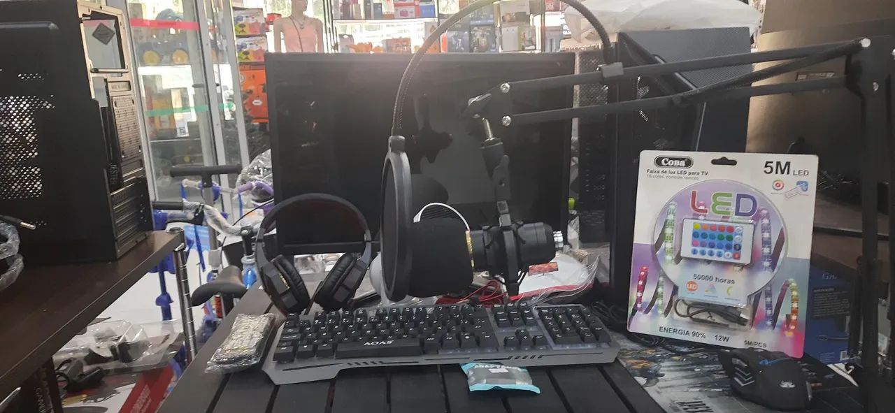 Kit Gamer Completo para Streamer!  
