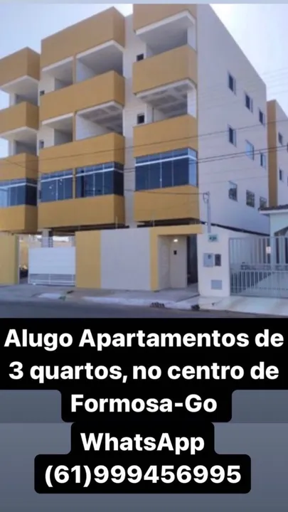 Alugo 3 quartos centro Formosa/GO