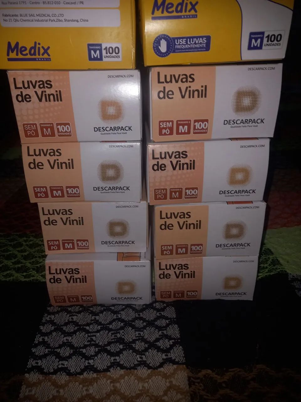 Luvas de Vinil Descartáveis - 100 unidades - Foto 4