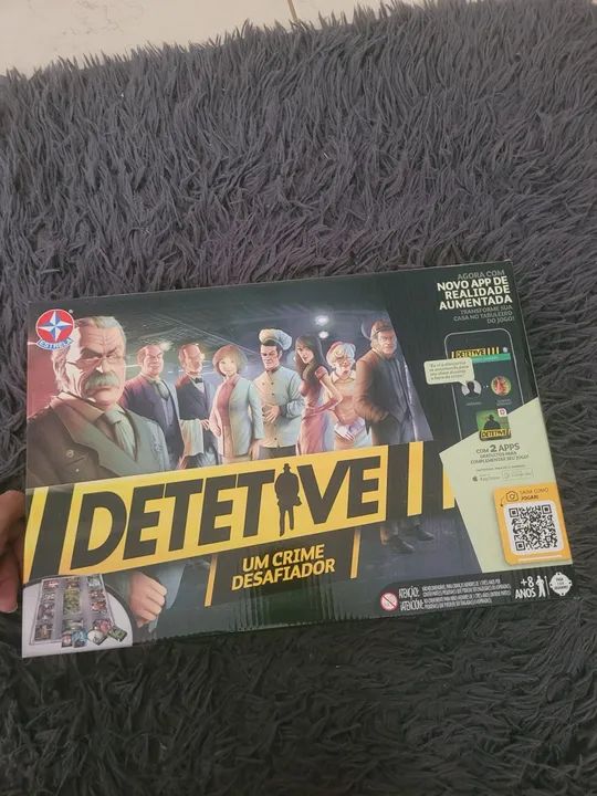 Jogo de Tabuleiro Detetive - Um Crime Desafiador - Foto 2