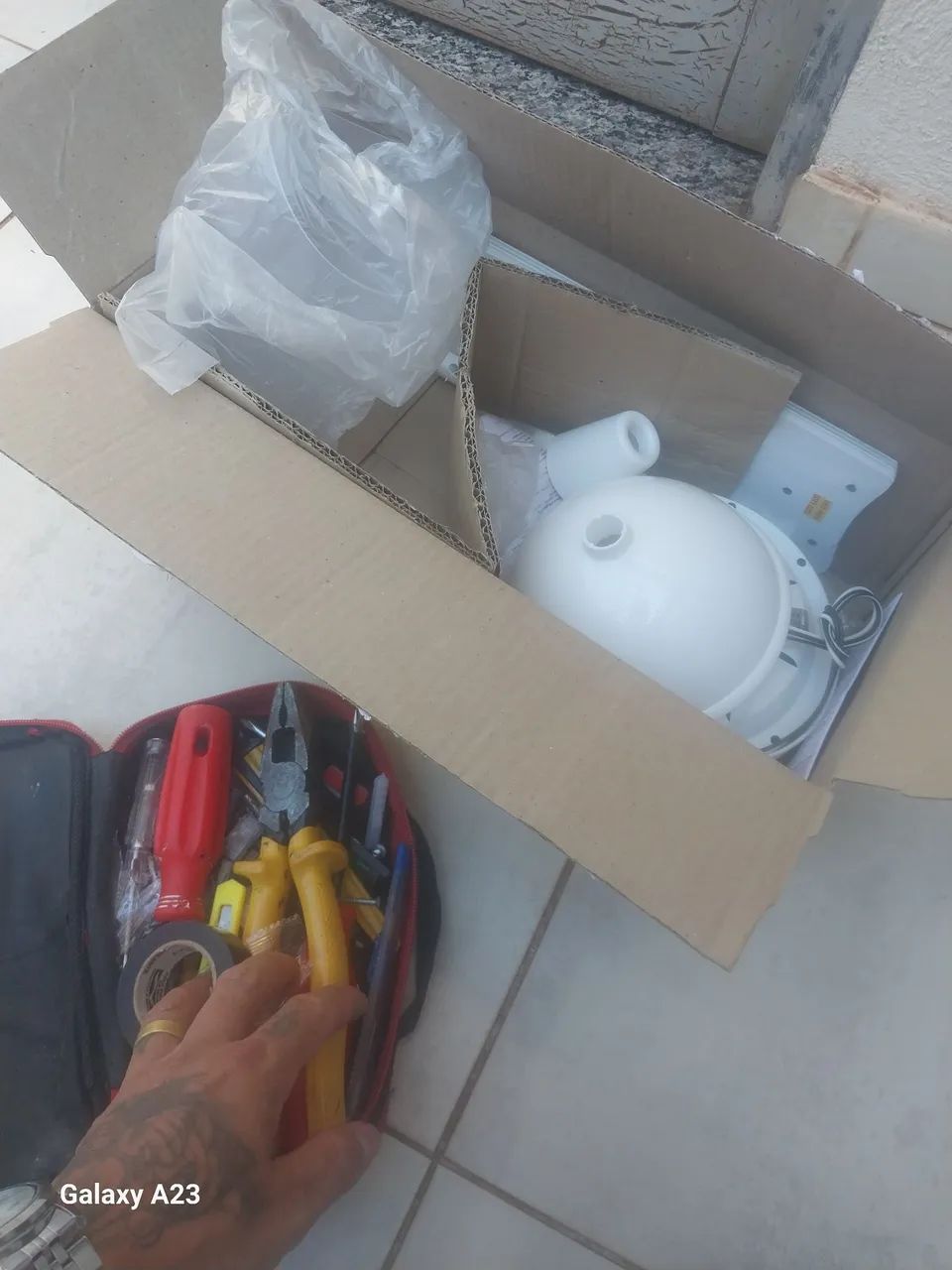 Ventilador de teto instalação promo - Foto 2