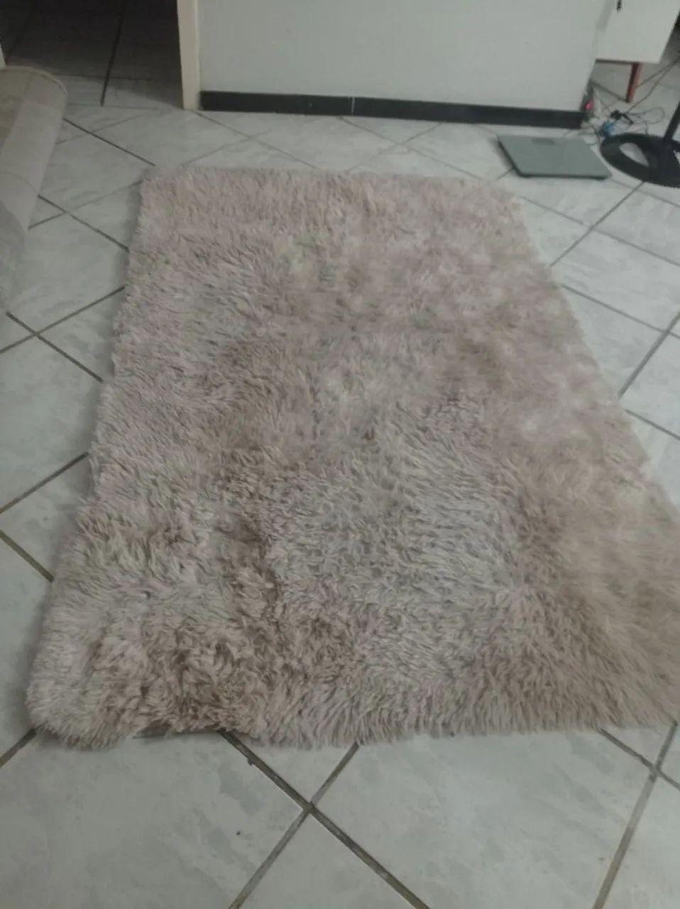 Tapete Peludo Bege - Foto 2