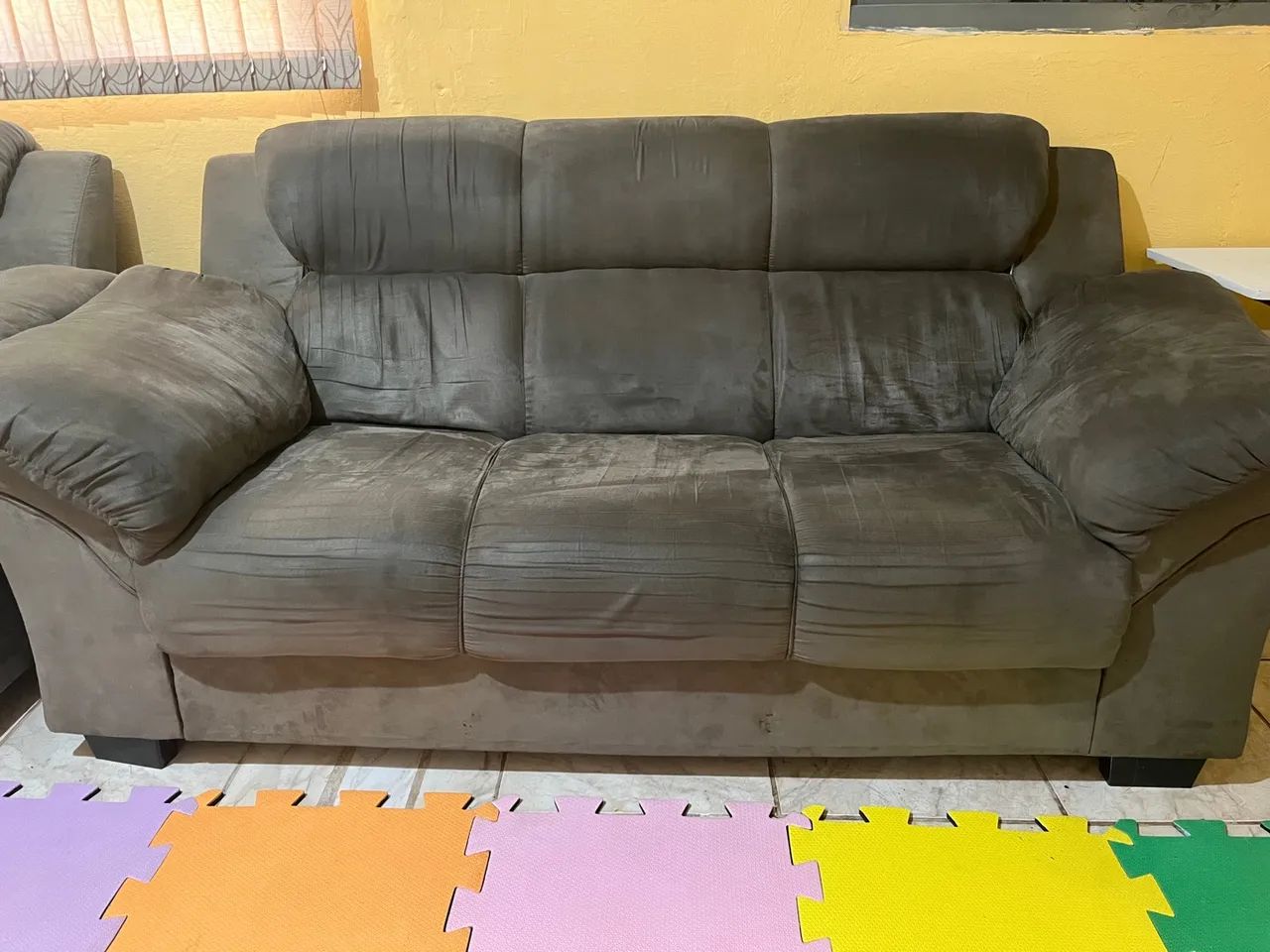 Jogo de Sofá 2 e 3 Lugares Suede - Foto 3