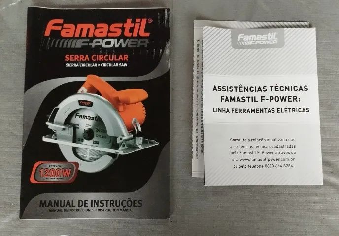 Serra Circular Famastil 7.14 (185mm) 220V  - Foto 6