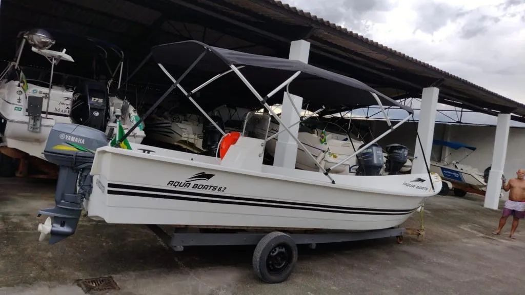 Barco 6,20 com motor 25hp! - Foto 6