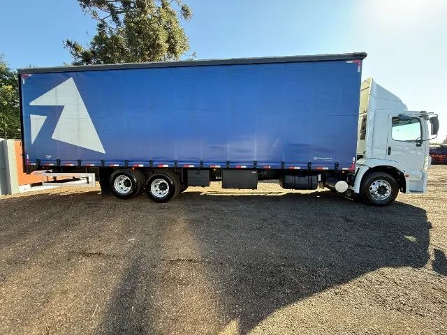 VW Volkswagen 24.280 6X2 Constellation 2014 Completo Revisado Com Baú Sider 20 Paletes - Foto 4