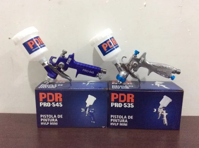Pistola de Pintura Gravidade Mini PDR-PRO 535 Bico 0.8 mm 125 ML