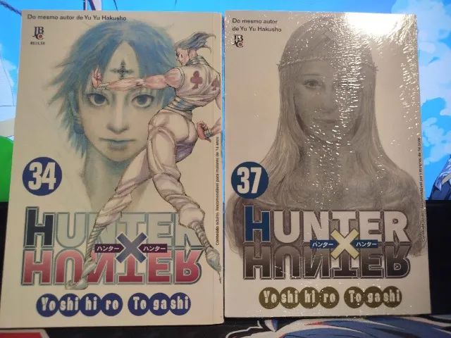 Mangás Hunter x Hunter 34 e 37