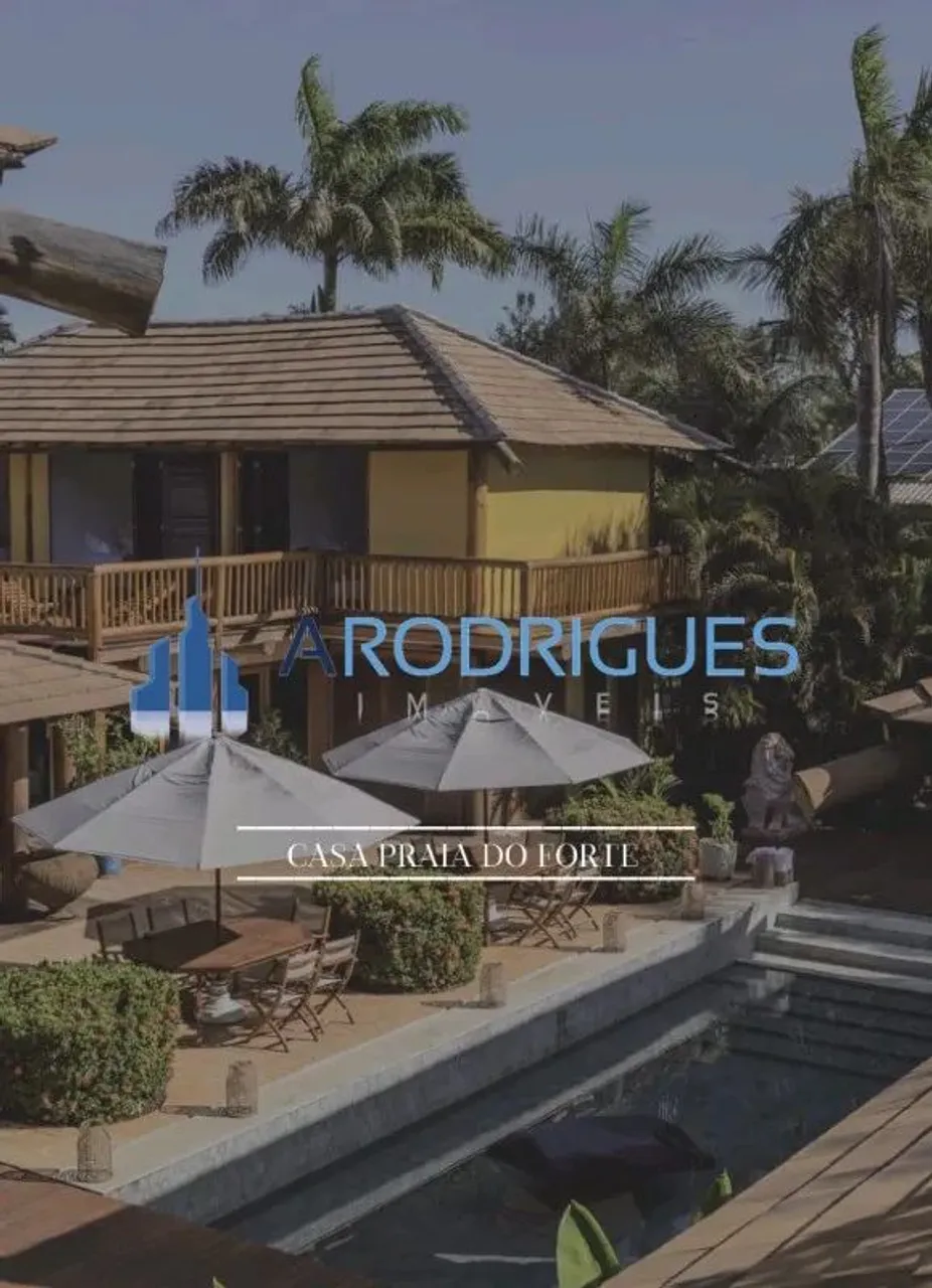 Luxuosa mansão em condomínio na Praia do Forte-BA: 10 quartos, 10 suítes, 10 salas, 10 vag