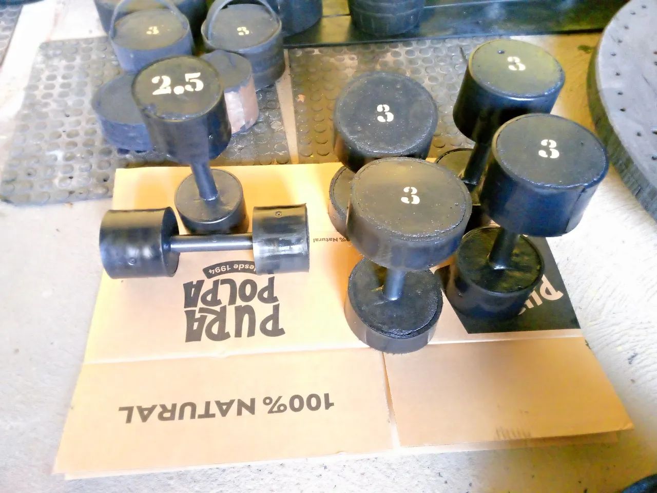 Barras e anilhas para musculação em casa ? - Foto 5
