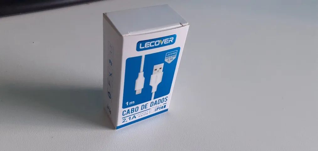 Cabo de dados 2.1A - Lightning p/ USB - iP14 - LECOVER - Foto 3