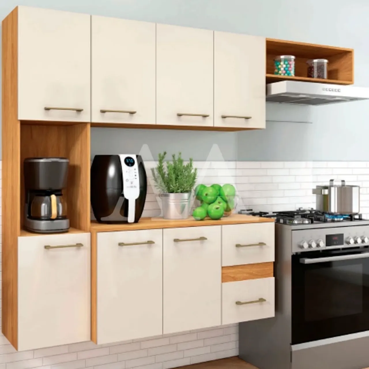 PROMOÇÃO DE ARMÁRIO DE COZINHA COM BALCÃO E FRETE GRÁTIS