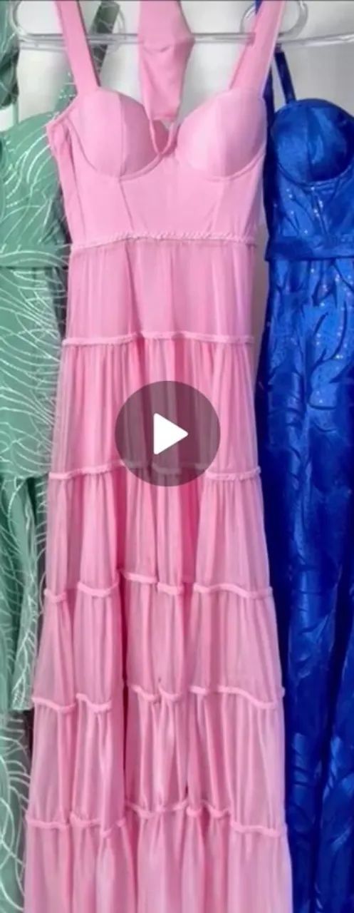 Vestido longo rosa, festa, casamento, formatura - Foto 5