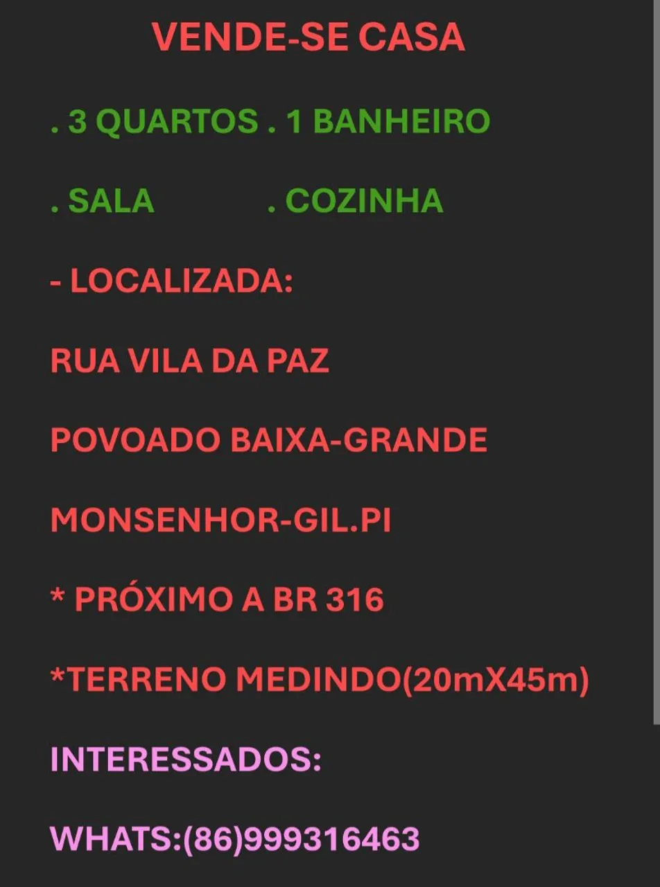 VENDE-SE CASA