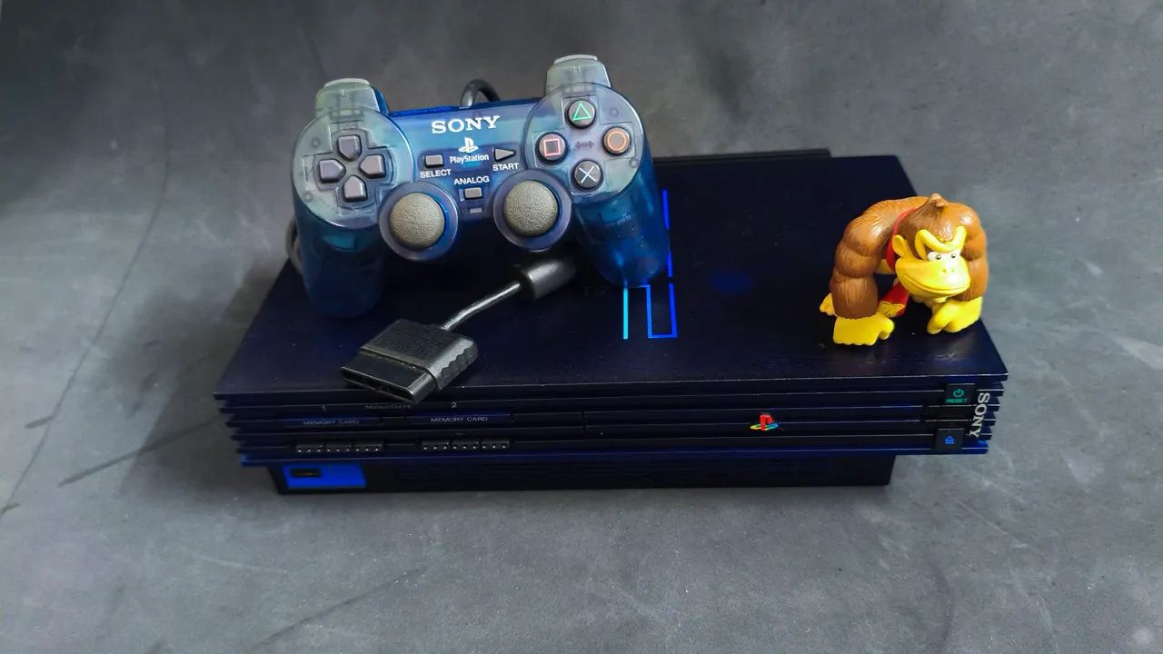 PS2 Midnigth Blue - Japonês - Bloqueado (Sem Caixa) - Foto 2