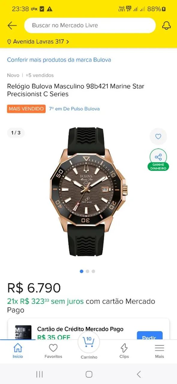 Bulova Marine star 98b421 - Foto 4