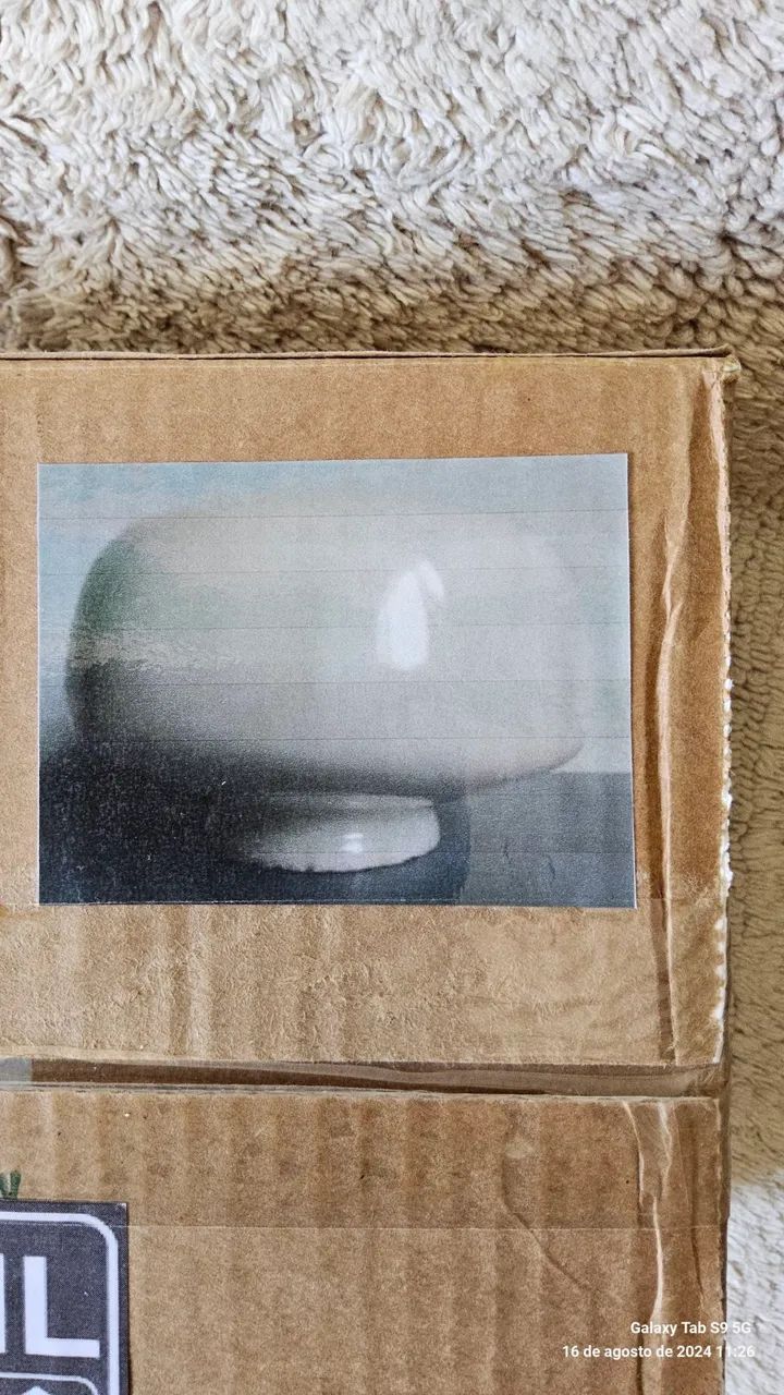 Luminária de Teto tipo Globo Esférica Branca - Foto 3