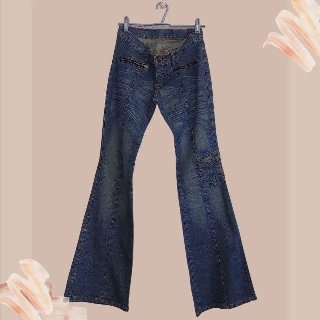 Calça jeans boho